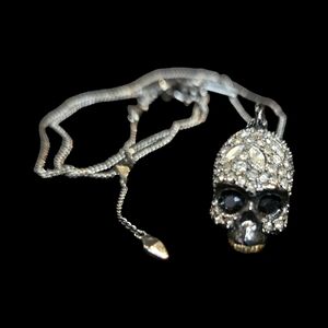 Alexis Bittar Skull Pendant Necklace